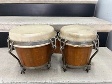 Antico tamburo bongo - in, rovere