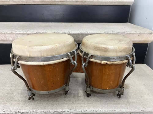Antico tamburo bongo rovere - bongo,