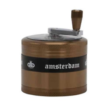 Grinder Amsterdam a Manovella Bronzo in Alluminio – 4 parti 63mm