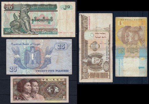 Lotto banconote mondiali - lotto,