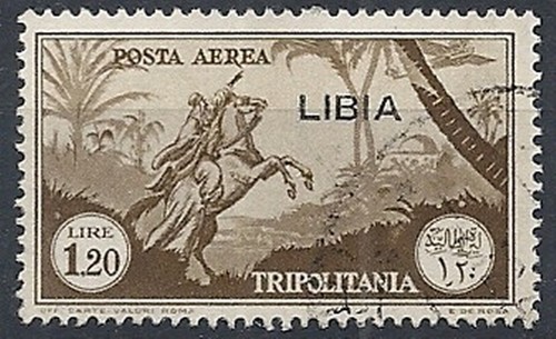 1940 libya used airmail - libya,