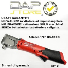 USATI GARANTITI - Avvitatore ad impulsi angolare da 1/2" quadro M12 FRAIWF12-0