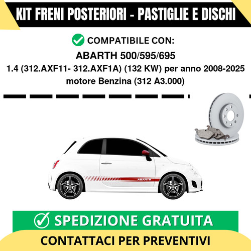 Kit freni posteriori - freni, per