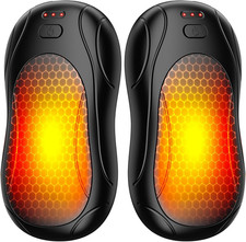 Scaldamani Ricaricabile, 2 Pack Elettrico Portatile, Durata Elettrico Tascabile 