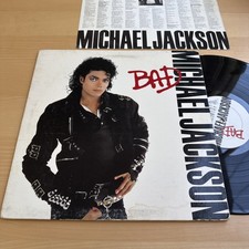Michael Jackson BAD Vinyl LP