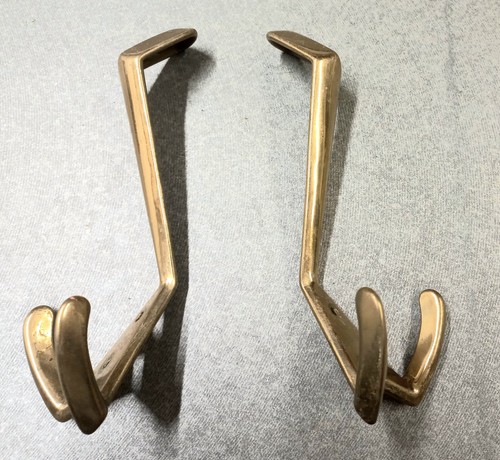 Coppia appendiabiti ottone - coppia,