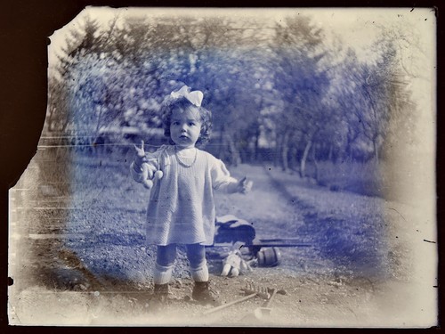 Francia bambino nel giardino - francia,