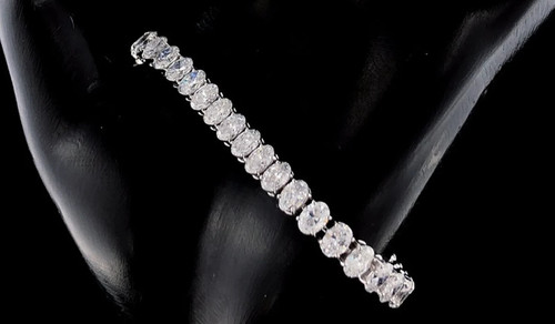 Bracciale tennis designer 13ct - bracciale,