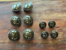 Christian Dior Gold Buttons CD