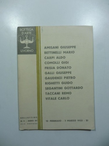 Bollettino bottega arte - bollettino, di