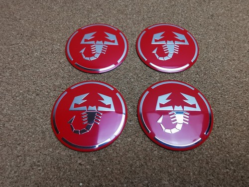 Lot stickers abarth rouge - lot, 4