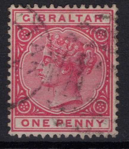 Gibilterra 1886 regina - 1886-87,