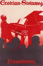 GROTRIAN STEINRVEG Rhvl - POSTER HQ 50x70cm d'une AFFICHE VINTAGE