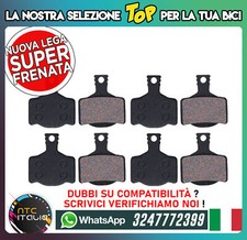 4 coppie Pastiglie Freno E-Bike MTB e Elettrica Magura MT2 MT4 MT6 MT8 MTS DK-17