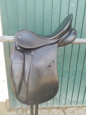 Sella da equitazione in pelle, Stübben VSD, nera