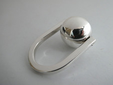 ANELLO SFERA articolato argento sterling 925 modernista Messico vintage misura 7
