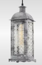 Sospensione Lanterna Da Soffitto moderna in metallo Shabby Vintage lampadario 