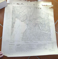 MAPPA IGM 1925 ISTITUTO MILITARE RIVA TRENTO WW1 LAGO GARDA NAGO TORBOLE DOLOMIT