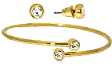 Cz Cristallo Bracciale Rigido