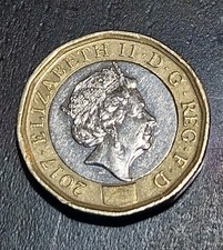 One pound coin 2017 elizabeth - one, 2017-