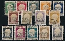 1920 FIUME EFFIGIE D'ANNUNZIO SERIE COMPLETA 14 FRANCOBOLLI USATI  S/16  - AM2