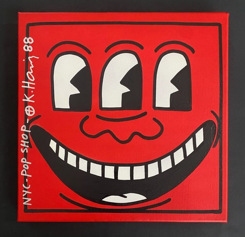 Quadro keith haring tela - su,