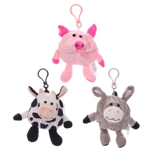 Portamonete peluche con - in,