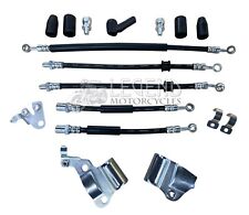 Kit montaggio tubi freno anteriori e staffe Suzuki GT750 16 pezzi L M B A modello C5-08