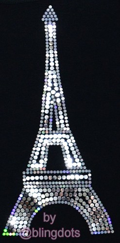 Torre eiffel bling paillettes - bling,