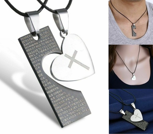 Collana 2in1 coppia cuore - collana,