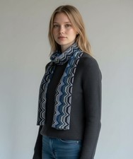 Missoni sciarpa in cotone zig