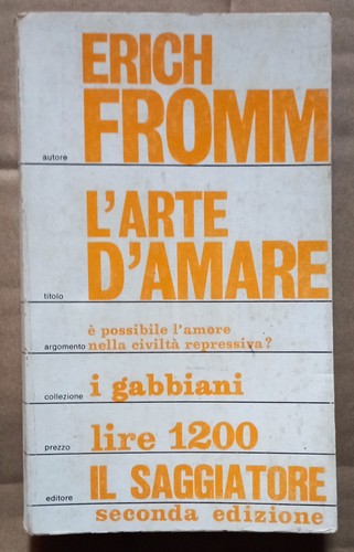 Arte amare erich - l'arte, fromm