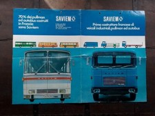 SAVIEM AUTOBUS AUTOCARRI FURGONI TRATTORI Brochure 1966 50x70