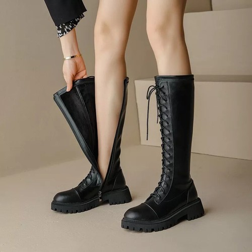 Stivali scarpe anfibi alti - stivali,