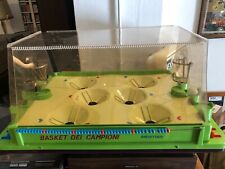 RARO GIOCO BASKET DEI CAMPIONI VINTAGE DA TAVOLO GRANDE CON CUPOLA PLASTICA