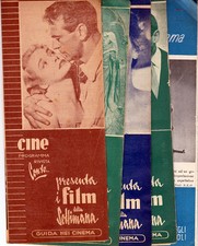 LOTTO DI N. 5 CINE PROGRAMMI
