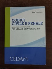 Codici civile e penale Luigi Tramontano 2010 CEDAM