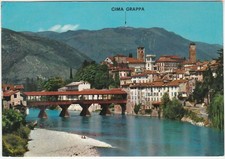 BASSANO DEL GRAPPA - VICENZA - PANORAMA - VIAGG. 1968 -9142-