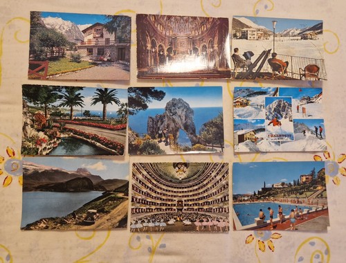 Cartoline colori viaggiate - a,