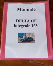 Lancia Delta I° serie Manuale Officina Riparazione Integrale 8/16V- 4WD - Evo