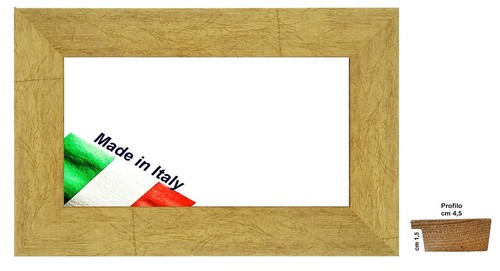 Cornice legno oro con - cornice,