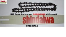 SHINDAIWA 452S KIT BARRA ORIGINALE 40CM + CATENA DA 325" 66 MAGLIE PASSO 1,5