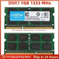 CRUCIAL DDR3 4 GB 8 GB 1333