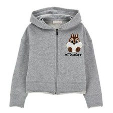 MONNALISA Felpa grigia zip