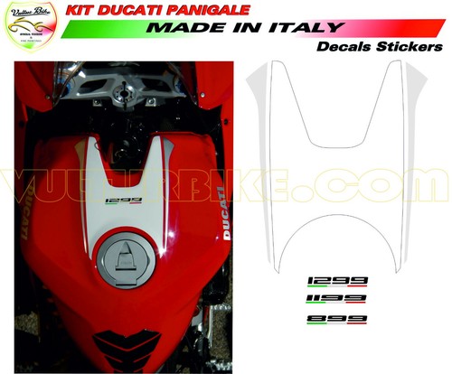 Adesivi serbatoio moto ducati - serbatoio,