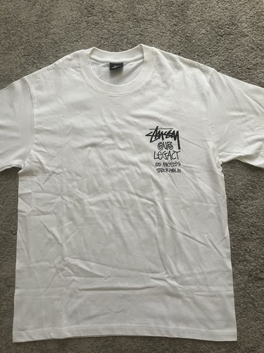 Stüssy shirt uomo bianca - uomo, m