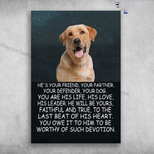 Labrador Dog - He's Your