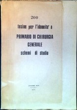 200 TESINE PER L'IDONEITA' A