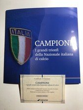2021 Bolaffi Folder Italia RSM Campioni Nazionale Calcio Lamina Dorata Nr. 6/300