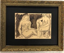  Disegno a  china  e pastello su carta spolvero 24,5x34,5 - NC1281